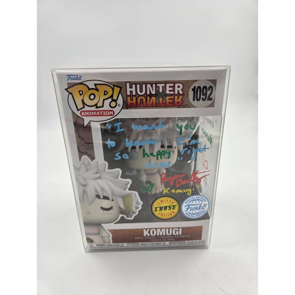Funko Pop Hunter x Hunter Komugi 1092 Chase Signed Autographed JSA Authenticated